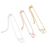 Women's Stainless Steel Bracelet With Double Heart Pendants And Electroplated Finish Simple Romantic Jewelry Design