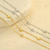Women's Stainless Steel Bracelet With Electroplating And Love Zircon Design