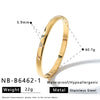 Women's Stainless Steel Bracelet With 18K Gold Vacuum Plating Heart And Rhombus Design Zircon Rhinestone Accents