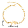 Women's Stainless Steel Butterfly Snowflake Elephant Love Couple Moon Star Bracelet With Electroplating Patterned With Animals And Zodiac