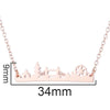 Women's Stainless Steel Cartoon Character Pendant Necklace With Electroplated Finish And Ochain Design