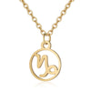 Women's Stainless Steel Constellation Pendant Necklace With Electroplated Finish Fashion Ochain Jewelry