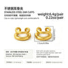 Women's Stainless Steel Cshaped Clipon Earrings With Teardrop Zircon Tassels Electroplated Geometric Design