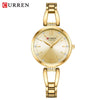 Women's Stainless Steel Diecast Quartz Watch With Round Dial And Simple Leisure Style