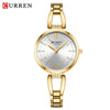 Women's Stainless Steel Diecast Quartz Watch With Round Dial And Simple Leisure Style