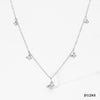 Women's Stainless Steel Fairy Butterfly Pendant Necklace With Vacuum Electroplating