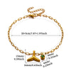 Women's Stainless Steel Fishtail Anklet With Zircon Seashell Pendant Oceaninspired Fashion Jewelry Wholesale