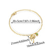 Women's Stainless Steel Fishtail Anklet With Zircon Seashell Pendant Oceaninspired Fashion Jewelry Wholesale