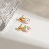 Women's Stainless Steel Fruit Shaped Electroplated Earrings