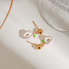 Women's Stainless Steel Fruit Shaped Electroplated Earrings