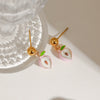 Women's Stainless Steel Fruit Shaped Electroplated Earrings