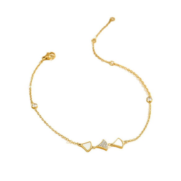 Women's Stainless Steel Geometric Anklet Fashion Simple