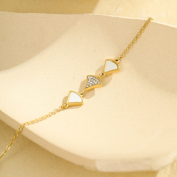 Women's Stainless Steel Geometric Anklet Fashion Simple