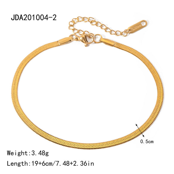Women's Stainless Steel Geometric Anklet Jewelry