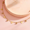 Women's Stainless Steel Geometric Bracelet With Rhinestone Accents And 18K Vacuum Plated Finish Simple Versatile Jewelry