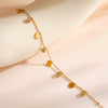Women's Stainless Steel Geometric Bracelet With Rhinestone Accents And 18K Vacuum Plated Finish Simple Versatile Jewelry