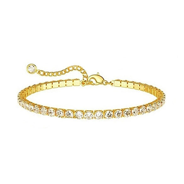 Women's Stainless Steel Geometric Chain Bracelet Set With Flat Snake Chain And Paperclip Chain Electroplated Simple Versatile Jewelry