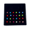 Women's Stainless Steel Geometric Diamondencrusted Nose Studs And Rings Body Piercing Jewelry