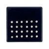 Women's Stainless Steel Geometric Diamondencrusted Nose Studs And Rings Body Piercing Jewelry