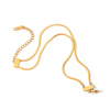Women's Stainless Steel Geometric Double Layer Flat Snake Chain Bracelet Jewelry Electroplated