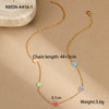 Women's Stainless Steel Geometric Fashion Jewelry Set With 18K Gold Plated Electroplating