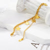 Women's Stainless Steel Geometric Fivepointed Star Pendant Tassel Jewelry With Electroplating