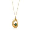 Women's Stainless Steel Geometric Hollow Pendant Necklace With Ochain And Electroplating