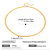 Women's Stainless Steel Geometric Marine Necklace With Electroplating Light Luxury And High End Design