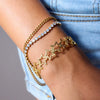 Women's Stainless Steel Geometric Open Bracelet Electroplated Light Luxury Jewelry