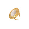 Women's Stainless Steel Geometric Open Ring Earrings With Electroplating In Fashion Style
