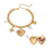 Women's Stainless Steel Geometric Pattern Electroplated Bracelet