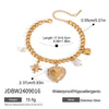 Women's Stainless Steel Geometric Pattern Electroplated Bracelet