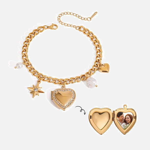 Women's Stainless Steel Geometric Pattern Electroplated Bracelet