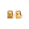 Women's Stainless Steel Geometric Rectangular Fashion Earrings 14K Gold Plated