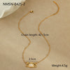 Women's Stainless Steel Geometric Small Crab Pendant Necklace With Electroplating Fashion Style