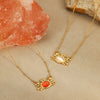 Women's Stainless Steel Geometric Small Crab Pendant Necklace With Electroplating Fashion Style