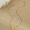 Women's Stainless Steel Geometric Small Crab Pendant Necklace With Electroplating Fashion Style