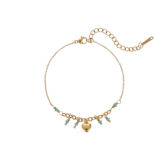Women's Stainless Steel Geometric Style Electroplated Bracelet