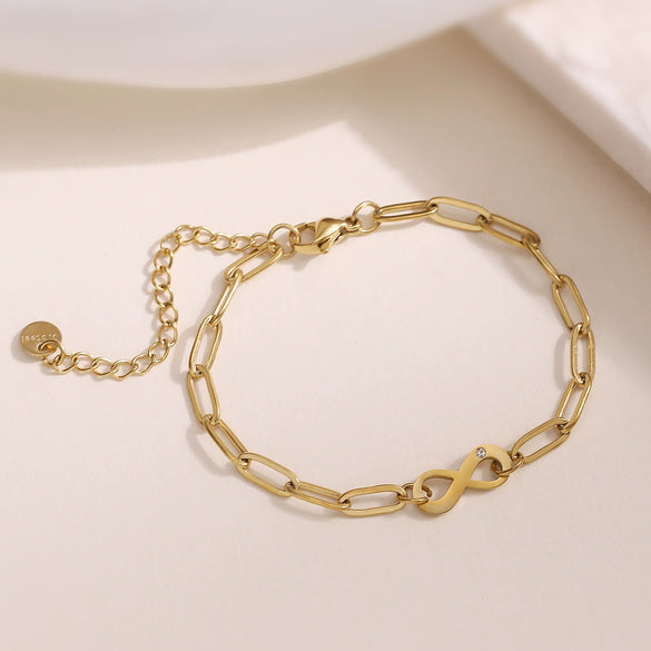 Women's Stainless Steel Geometric Tree Of Life Cross Bracelet 18K Gold Plated
