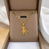 Women's Stainless Steel Geometric Unicorn Animal Clavicle Necklace