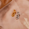 Women's Stainless Steel Geometric Ushaped Jewelry With 18K Gold Plated Electroplating