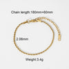Women's Stainless Steel Geometric Zircon Bracelet With Electroplating Design