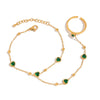Women's Stainless Steel Hand Chain Jewelry With Ushaped Design And Electroplating