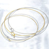 Women's Stainless Steel Handmade Simple Geometric Pattern Round Collar Necklace With Regular Chain
