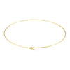 Women's Stainless Steel Handmade Simple Geometric Pattern Round Collar Necklace With Regular Chain