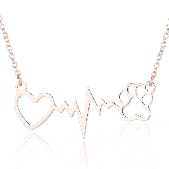 Women's Stainless Steel Heart Pendant Necklace With Electroplated Finish And Ochain Fashion Jewelry