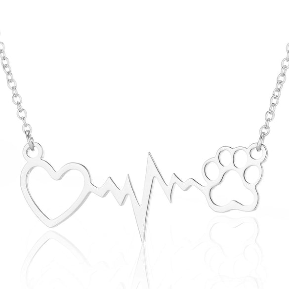 Women's Stainless Steel Heart Pendant Necklace With Electroplated Finish And Ochain Fashion Jewelry