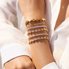 Women's Stainless Steel Heart Shape Electroplated Bracelet Jewelry
