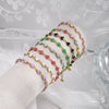 Women's Stainless Steel Heart Shape Fashion Sweet Bracelet With Electroplating