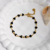 Women's Stainless Steel Heart Shape Fashion Sweet Bracelet With Electroplating